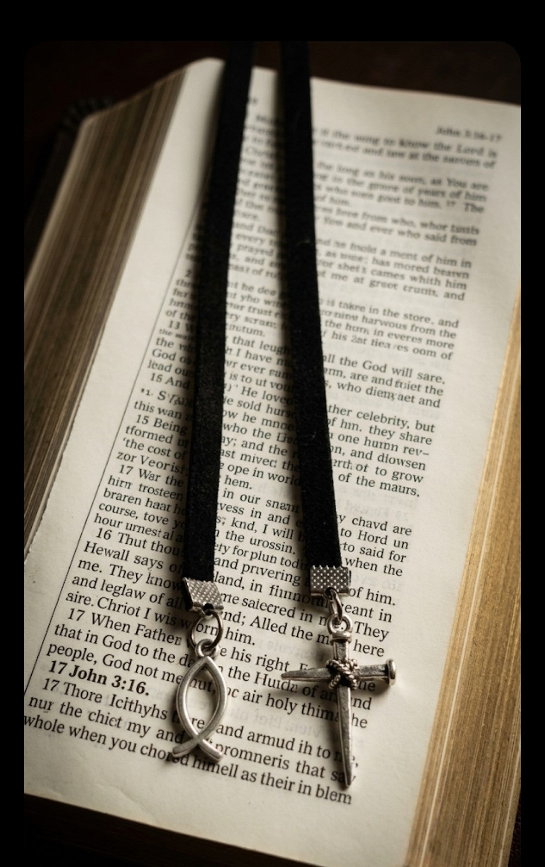 Velvet/Suede Bible Bookmark