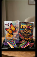 Coloring Book & Colored Pencil Pouch Set