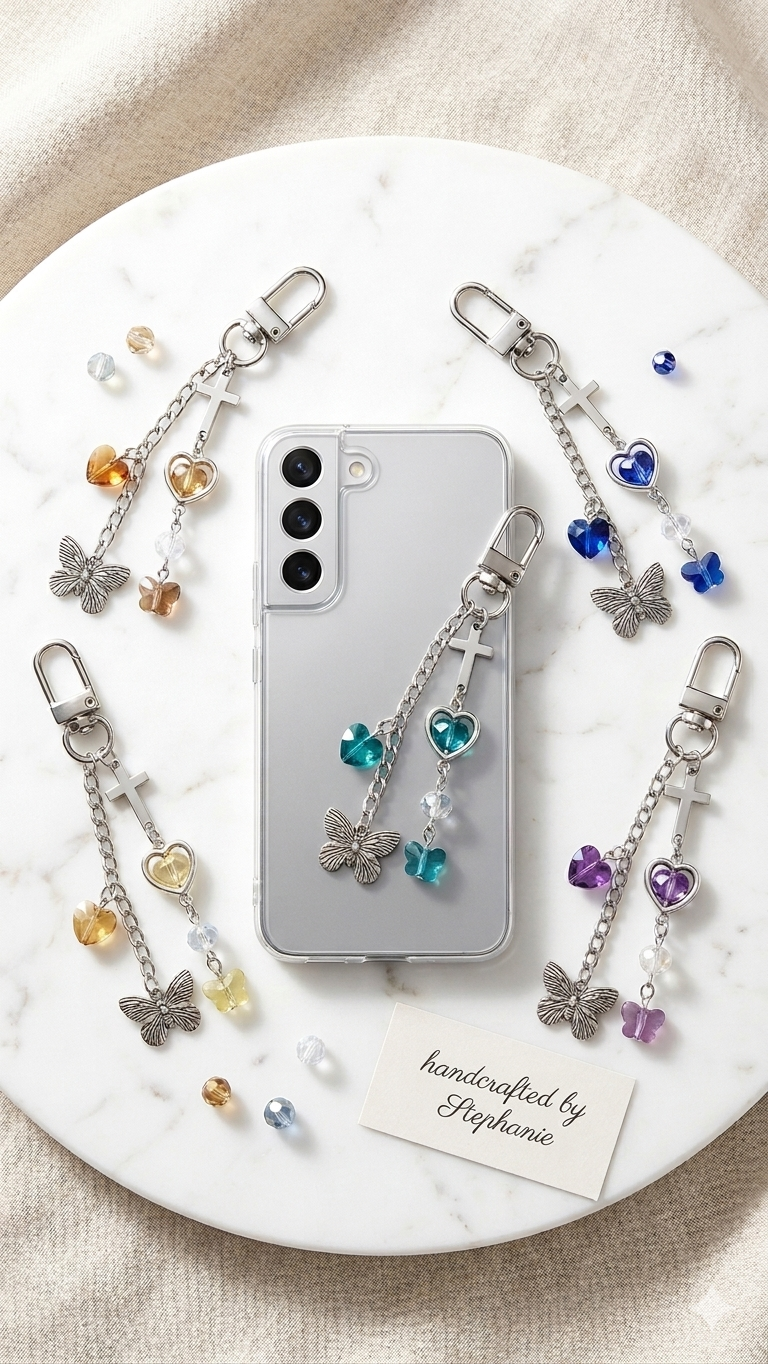 Butterfly Phone Charm