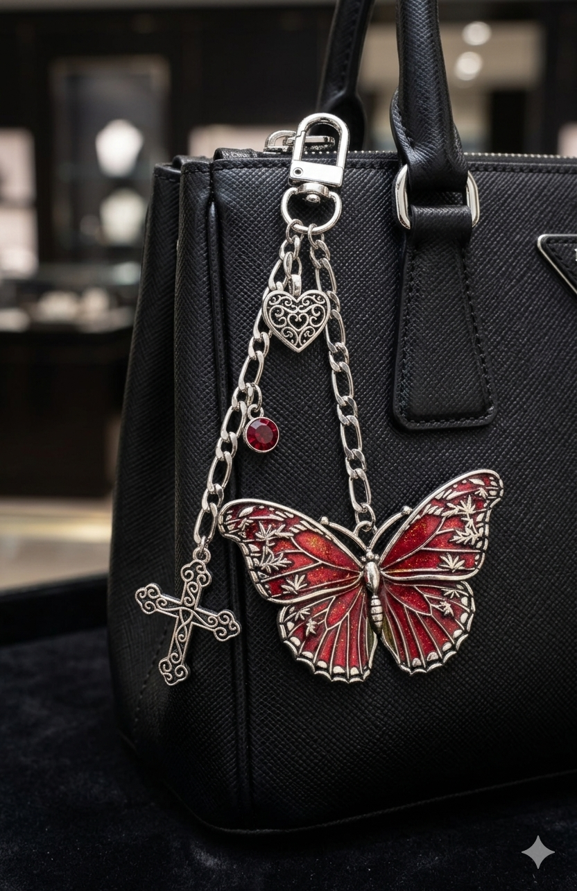 Butterfly Purse Charm