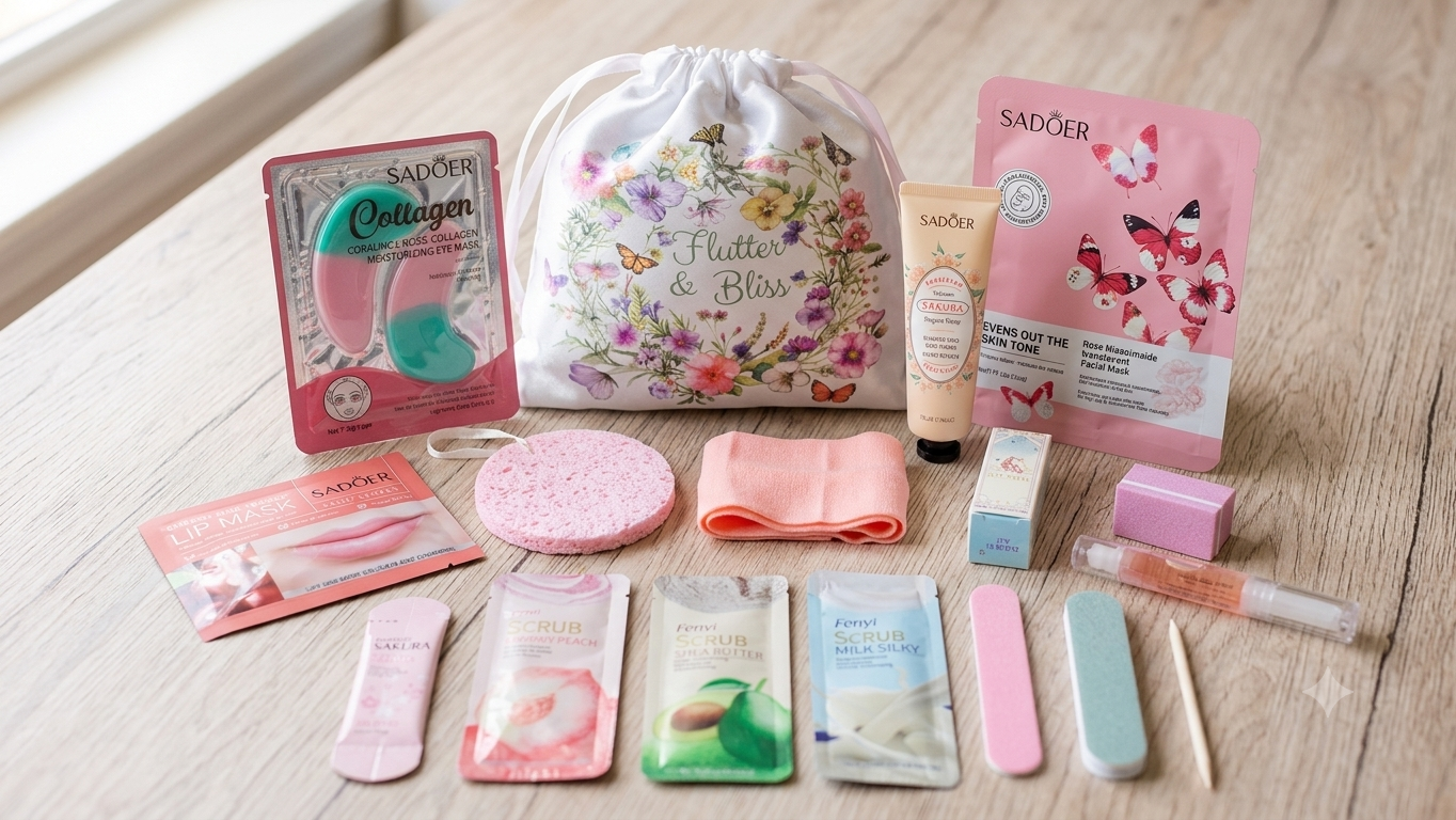 Flutter & Bliss Spa Pouch