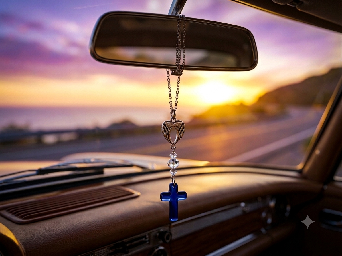 Wings of Faith Car Charm — The Serenity Collection