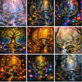 Enchanted Forest Designs #1-#9