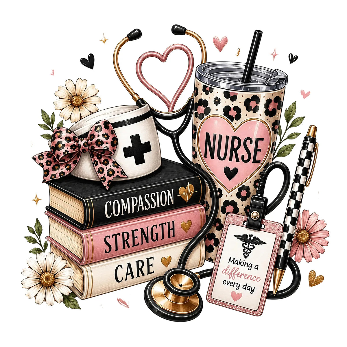 Nurse Design #2 - Leopard Nurse